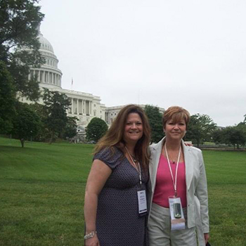 Dawn and Kelly Herda in Washington, DC