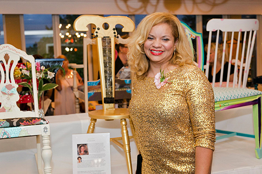 Zandra at the 2016 Rare Chair Affair